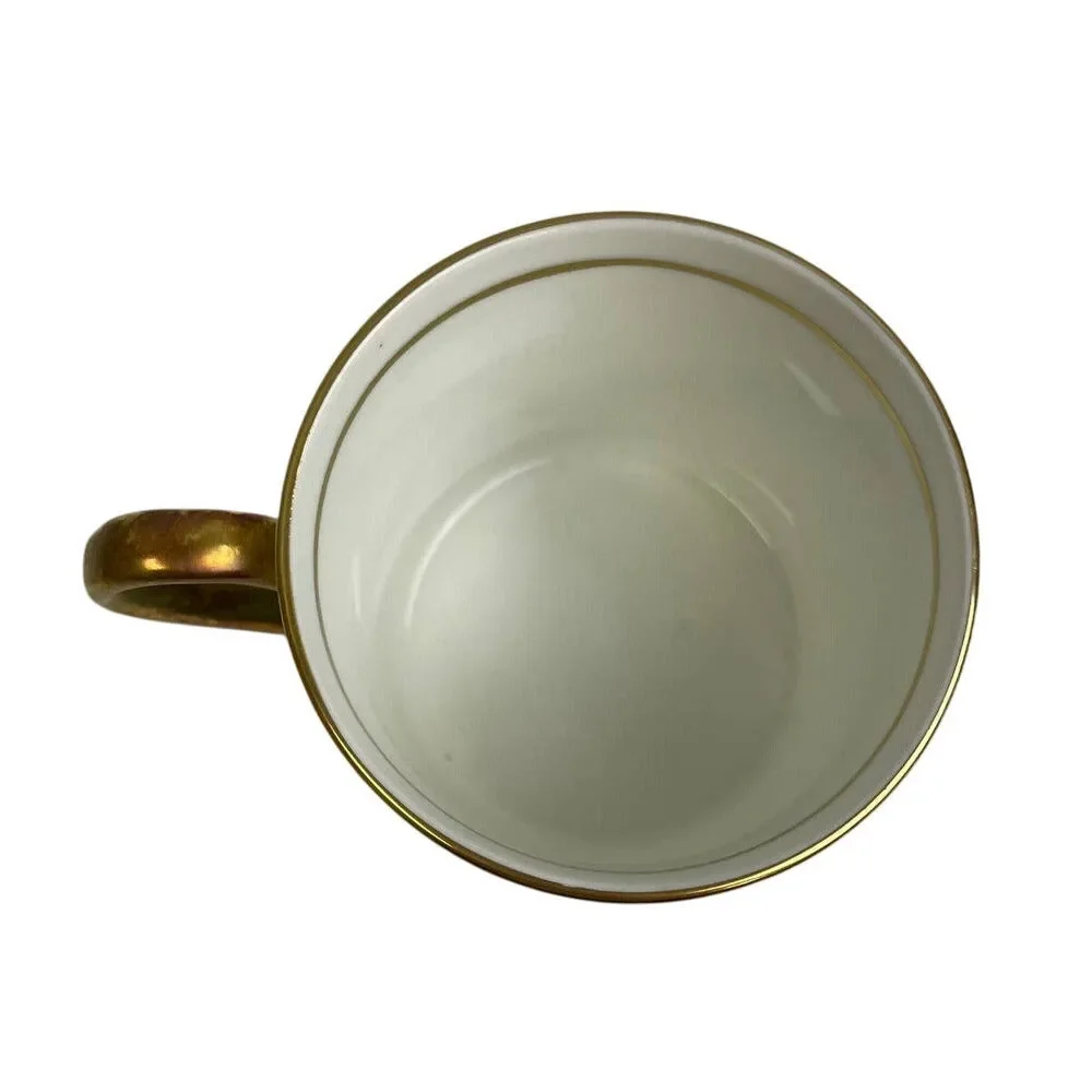 Vintage 1928 Aynsley Cup & Saucer Baby Blue Gold Bone China England Teacup Set